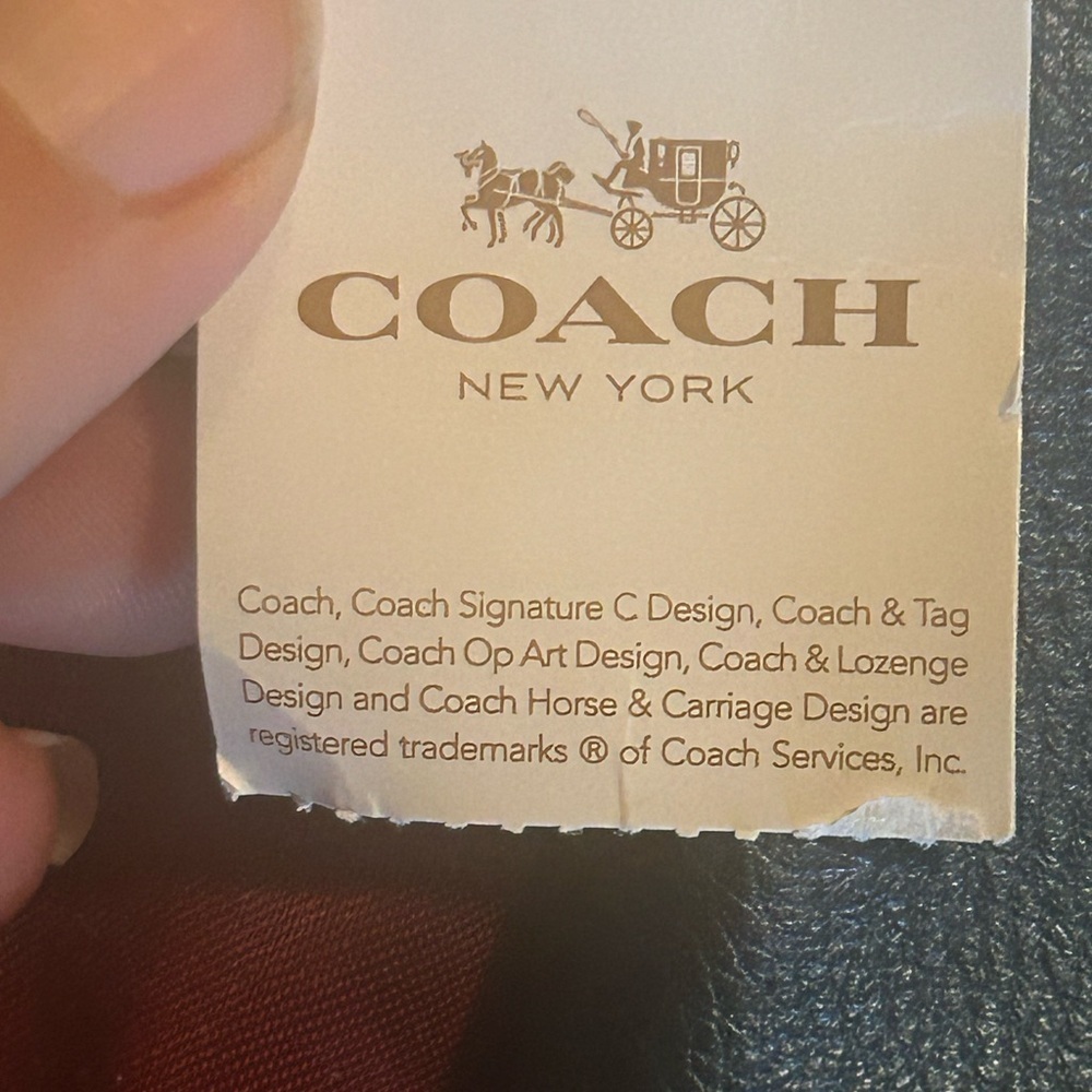 Coach Quinn  Blue pebble  Leather Crossbody Bag - Picture 5 of 12